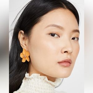 SASHI Petal Earrings in Orange